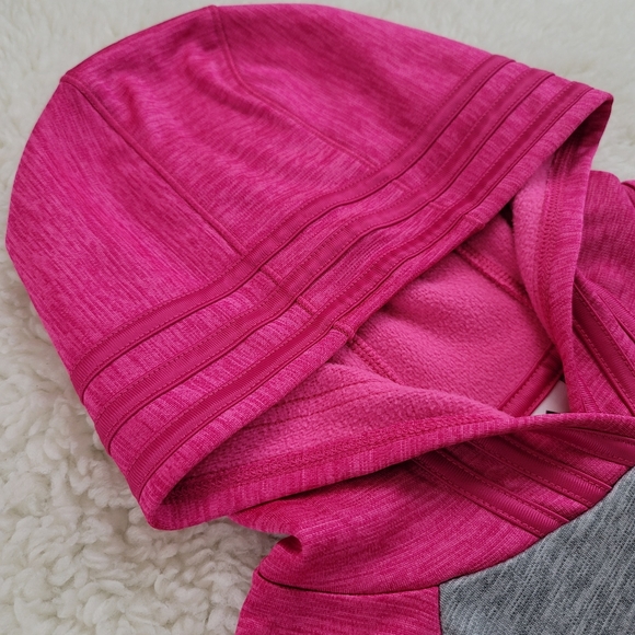 Adidas Girls Colorblock Hoodie Sz Large - Picture 2 of 16